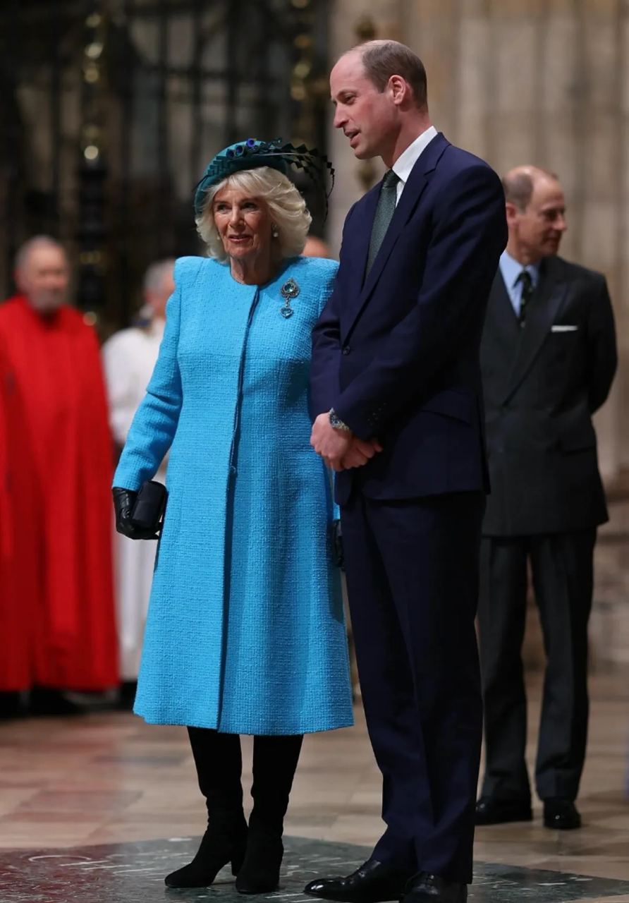 Queen Camilla Sparks Reactions as She Steps Out in Blue Outfit with Gloved Hands after a Break from Duties